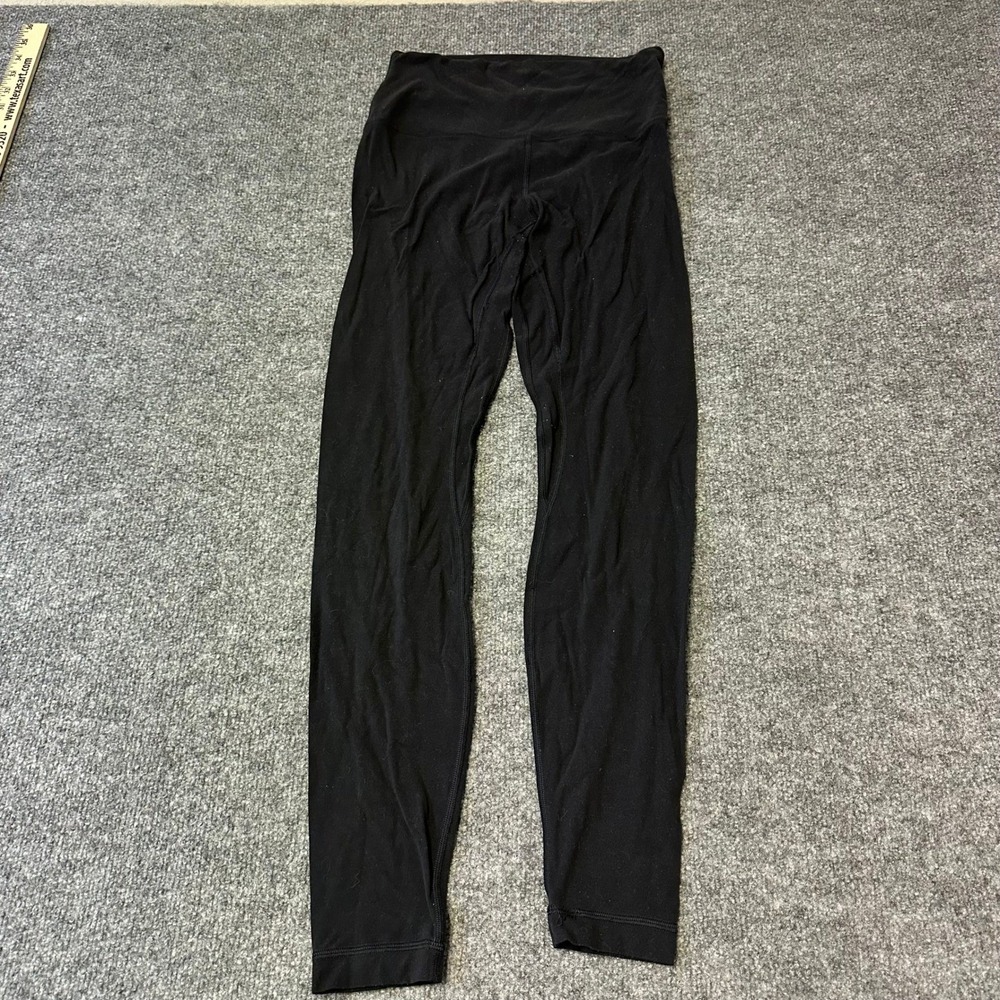 Lululemon Leggings Womens Size 6 Black Align High Rise Nulu Yoga Athletic Pants